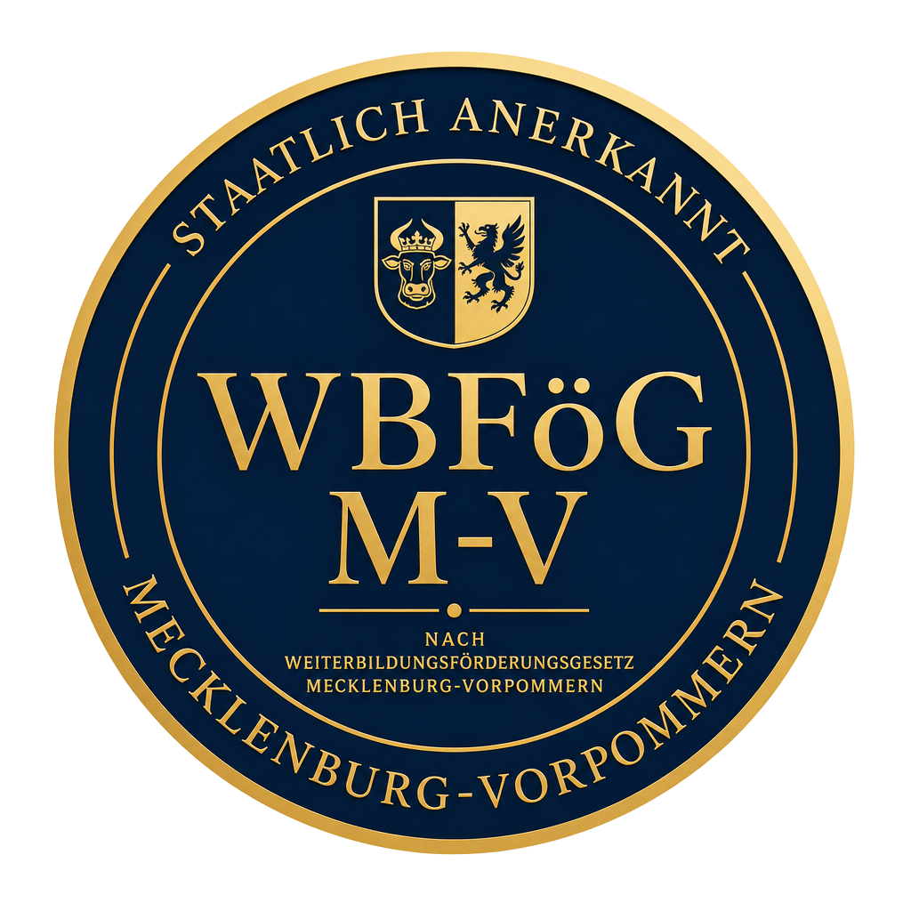 Staatlich anerkannt nach WBFöG M-V